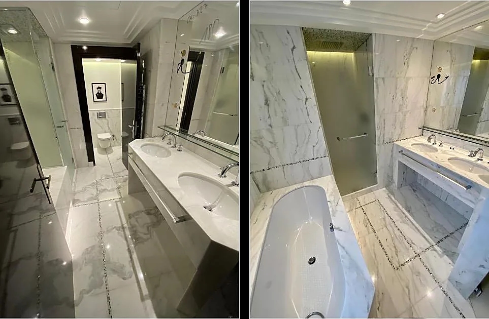 Hotel Plaza Athénée Parigi - rivestimenti in pietra naturale Rigo Marmi
